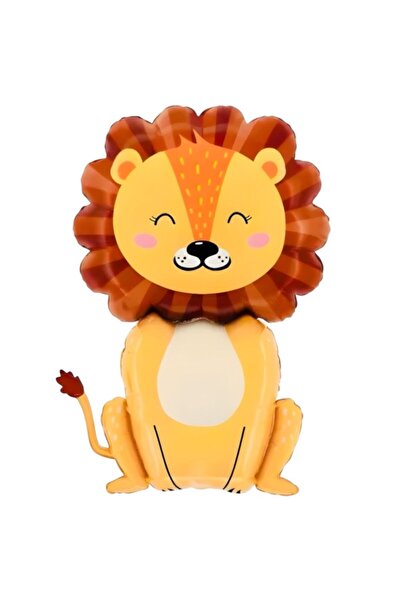parti sürprizi بالون فويل على شكل أسد كبير الحجم 1 قطعة
