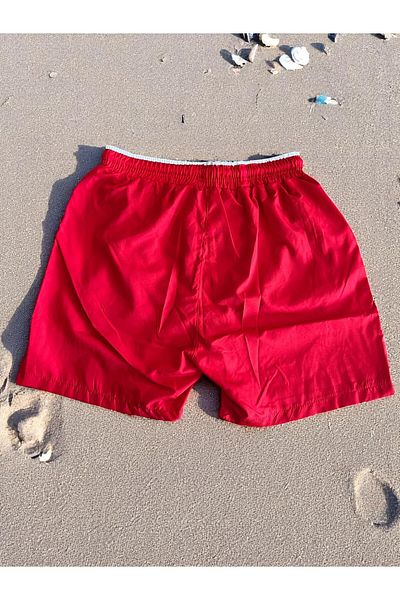 Karatopak Pantaloni scurți de baie colorați, cu 2 buzunare, cu fermoar, imprimat ancoră