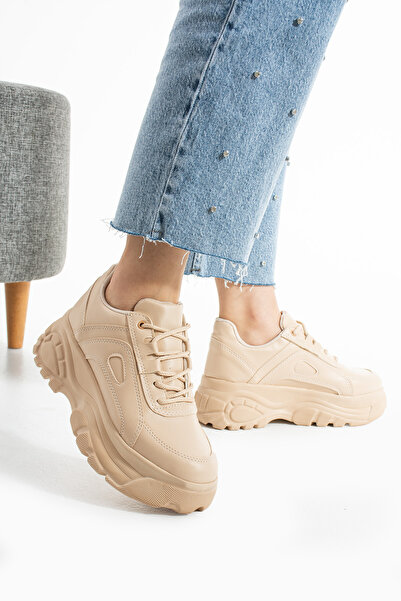 Ayax Ten Yüksek Taban Günlük Kadın Sneaker