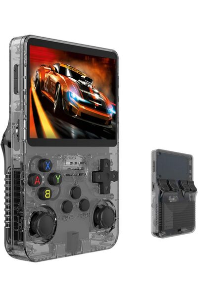 R36S Retro Oyun Konsolu El Atarisi Linux İşletim Sistemi 64 Gb Hafıza +15.000...