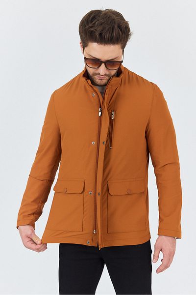 EnricoBASELLİ Judge Collar Summer Coat