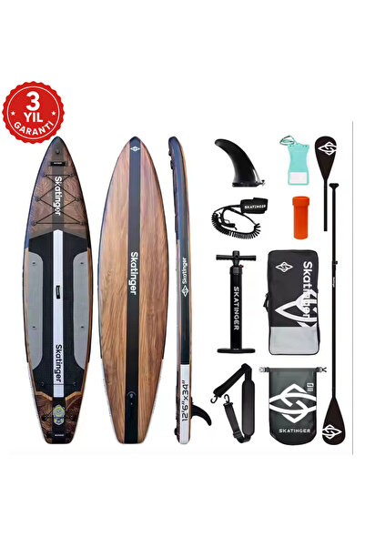 Skatinger Waverider Şişme Sörf Tahtası 380 x 86 x 15cm SUP Paddle Board Kürek...