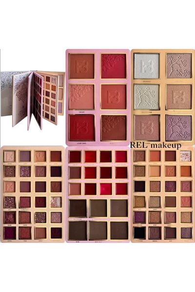 Fancy 5-layer makeup palette that includes all your beauty tools in one elegant and practical design.