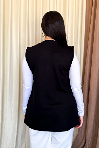 ModaPlaza Women's Plus Size Short Vest 505