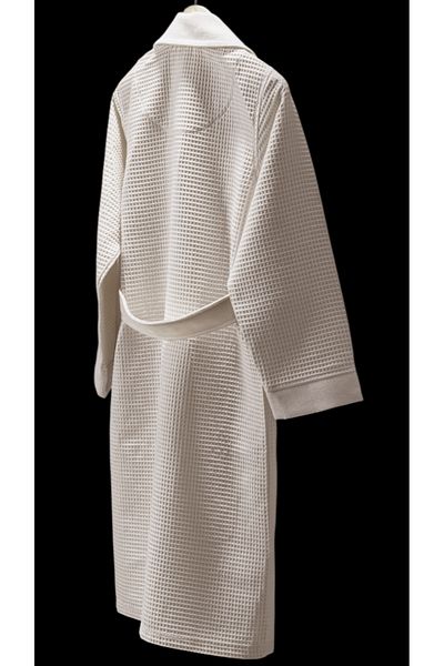 Madame Coco Μπουρνούζι Blois 100% βαμβακερό Unisex Μπεζ L/XL Πολυτελής συλλογή Γρήγορο στέγνωμα, απαλό και απορροφητικό