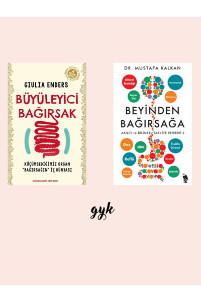 Butik Yayınları Büyüleyici Bağırsak ve Beyinden Bağırsağa 2 Kitap SET