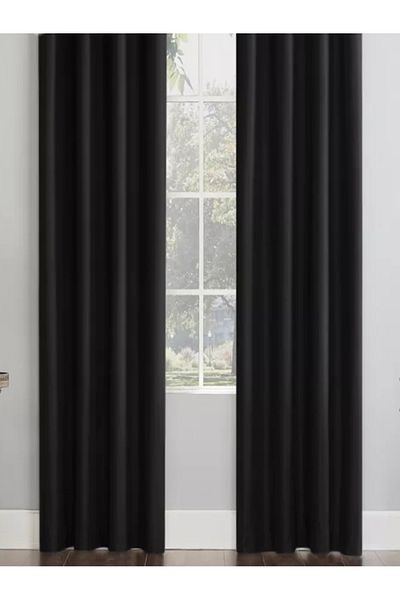 SereDesign Set of 2 SereDesign Blackout Curtains – Opaque Material