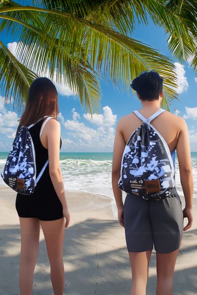 vory Vry Beach Towel-Bag 2 in 1 Special Design