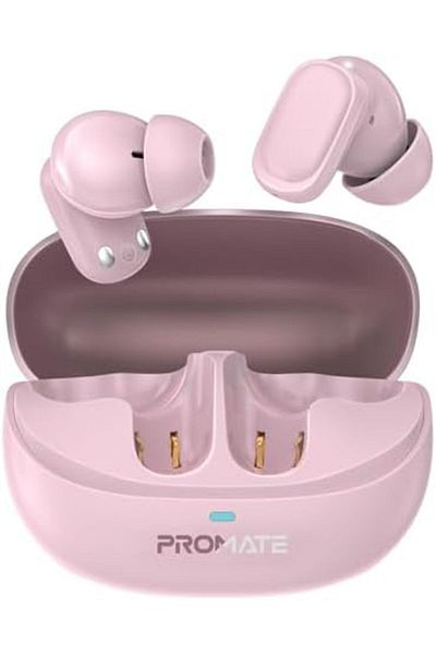 Promate TWS Earbuds With 6Hrs Playtime, HD Microphone for Immaculate Calls, IntelliTouch Controls, I