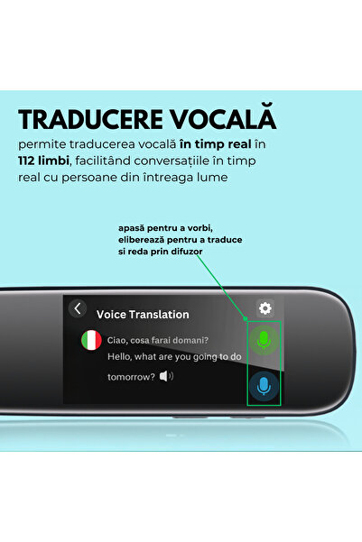 OEM Smart Translator, Touch Screen, Voice Translation, 112 Foreign Languages