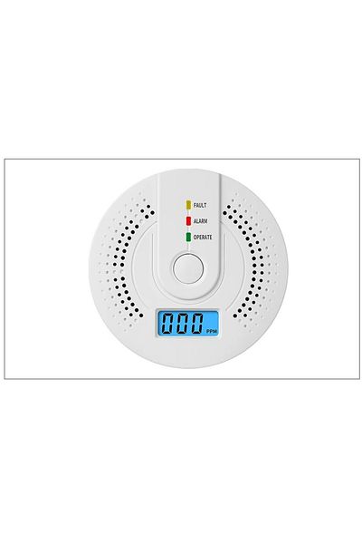 Choice White Independent Co Alarm Sensor Carbon Monoxide Alarm Detector High Sensitive Warning Lcd Display