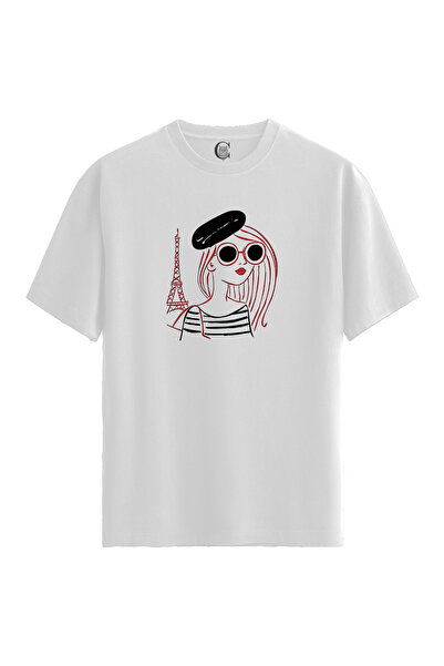 Color Luxe Paris Mood - 100% Cotton Women's White T-Shirt - Premium Quality