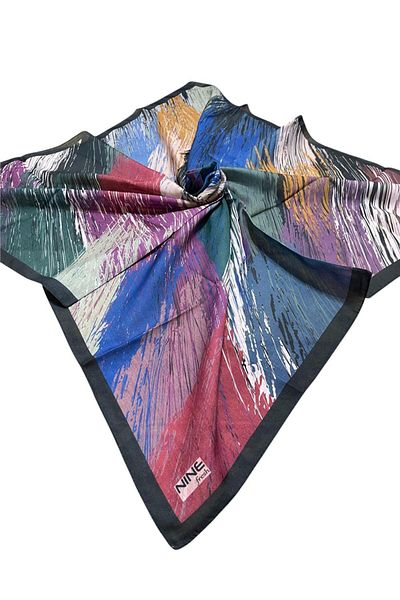 Nine Soft 0225 Hazy Purple Scarf