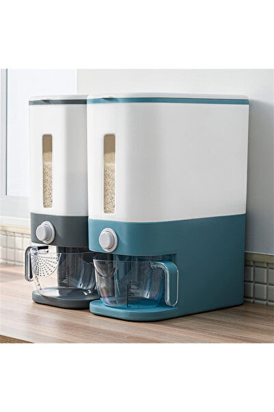 Cady One Airtight Grain Storage Box for Grains and Dry Foods, 12L Moisture-Proof