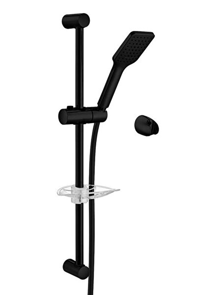 Eca Tiera Hareketli Sürgülü Banyo Duş Seti Mat Siyah ( Duş Seti) 102146029C1