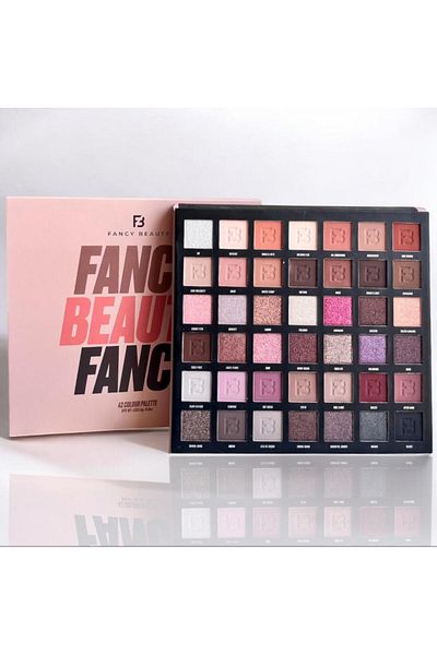 FANCY BEAUTY 42-Color Eyeshadow Palette - Similar to Beauty Bay - Irresistible Color Variety - Endless Looks in One Palette