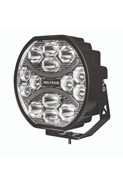 WOLFRAM SİS LAMBASI YUVARLAK TEPE LAMBASI SARI-BEYAZ ANGEL LEDLİ 12/24V 9800 LÜMEN (SU GEÇİRMEZ)