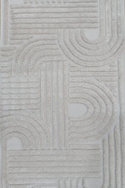 stil carpet Cordoba CRDB-03A Bej Bukle Kabartmalı Halı Koridor-Antre-Hol-Mutfak