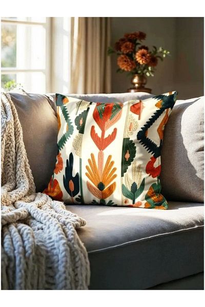 CANİLA Digital Printed Double-Sided Throw Pillow Cover Set Of 2