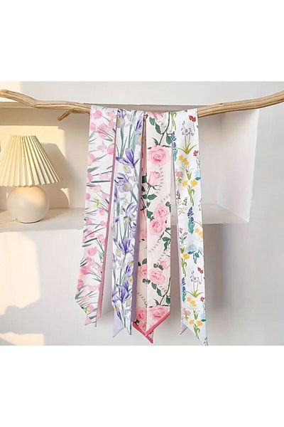 MAHLA Double Sided Scarf Thin Shawl - Bag Accessory