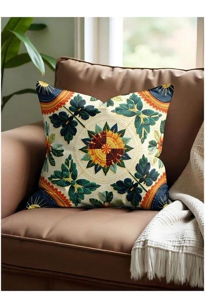 CANİLA Digital Printed Double-Sided Throw Pillow Cover Set Of 2