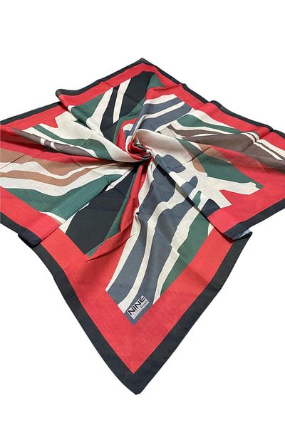 Nine Soft 0221 Red Scarf