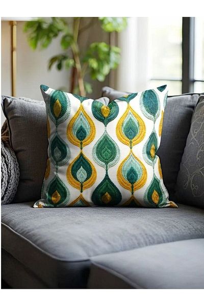 CANİLA Digital Printed Double-Sided Throw Pillow Cover Set Of 2