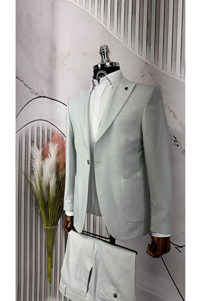 Dupont Slim Fit Kırlangıç Yaka Torba Cep Takım Elbise