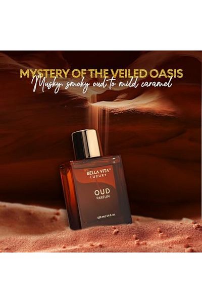 BellaVita Luxury Oud Unisex Perfume | Sweet & Woody Arabian Women & Men Perfume | Long-Lasting Oud