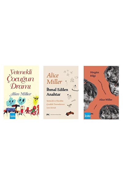Profil Kitap Alice Miller Seti Üç Kitap Yetenekli Çocuğun Dramı . Ihmal Edile...