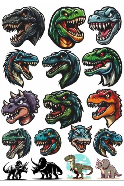 Reysa Tasarım مجموعة ملصقات الديناصورات