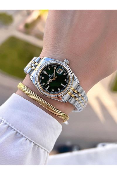 Daniel Klein Retro Mini Case with Calendar Series 2 Years Warranty 3Atm Resistant Women's Wristwatch Bdk.13715.4