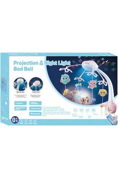 toystime Projection & night light bed bell - blue