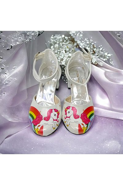 PATİK BEBE PANTOFI CU TOC FATA UNICORN