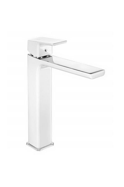 Eca Tiera High Type Sink Faucet - Chrome White 104888002