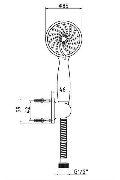 Ar & Yak Ar Sole El Duşu Üç Fonksiyonlu Duş Seti 102117357