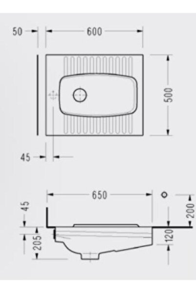 Eca Serel Arkadan Su Girişli Hela Taşı İçten Yıkamalı 0427ARS110H
