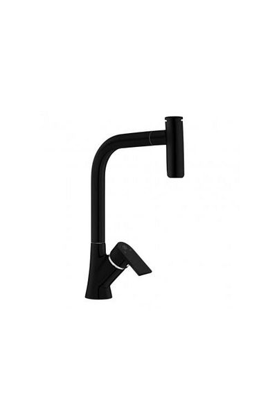 Ar & Yak Ar Liona Spiral Sink Kitchen Faucet - Matte Black 103518130