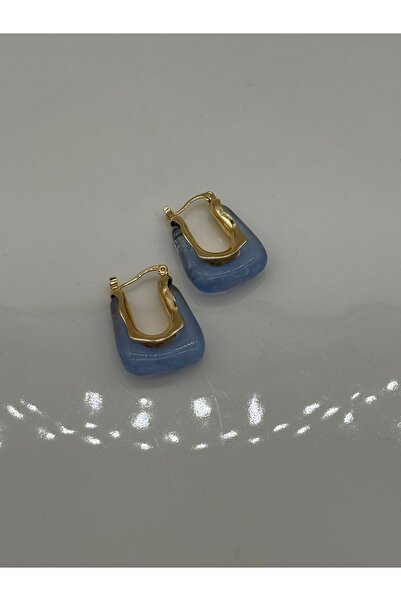 CT STONES Çanta model çelik küpe