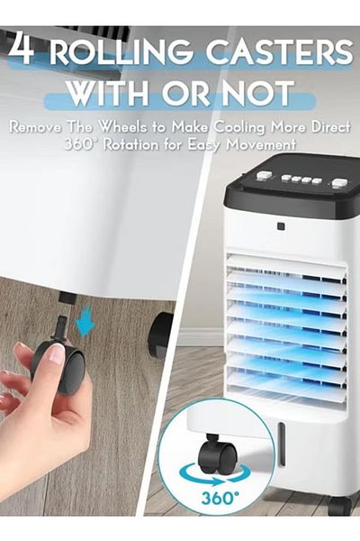 Cady One Desert cooler and air conditioner with a large 4-liter water tank and 60 watts of power