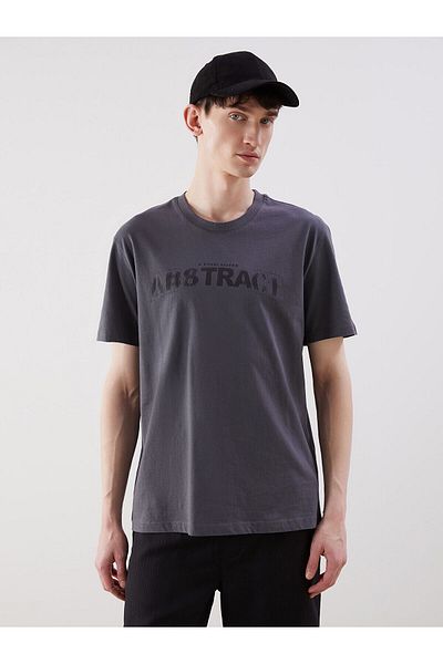 LC Waikiki Crew Neck Short Sleeve Printed Combed Cotton Men's T-Shirt
