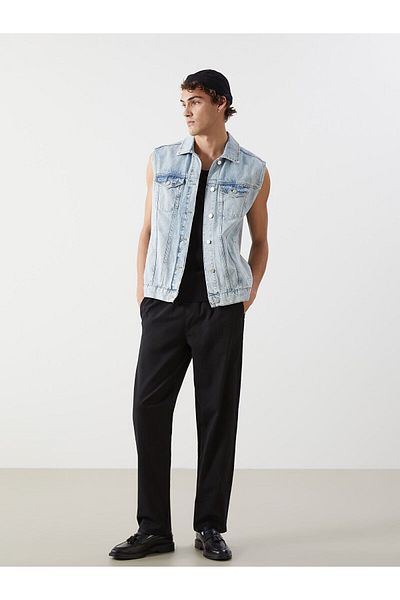 LC Waikiki Ανδρικό παντελόνι Comfortable Fit Linen Look