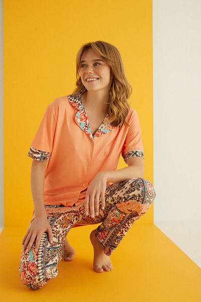 ELİTOL Marla Buttoned Pajama Set