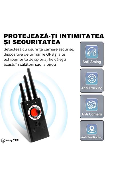 OEM Hidden Camera Detector, Microphones, GPS Tracker, Voice Recorders, easyCTRL®, T16