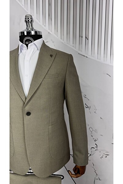 Dupont Slim Fit Kırlangıç Yaka Torba Cep Takım Elbise