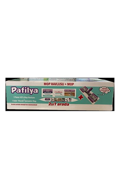 Pafilya PAFİLYA Mop Havlusu + Mop 2si1 Arada