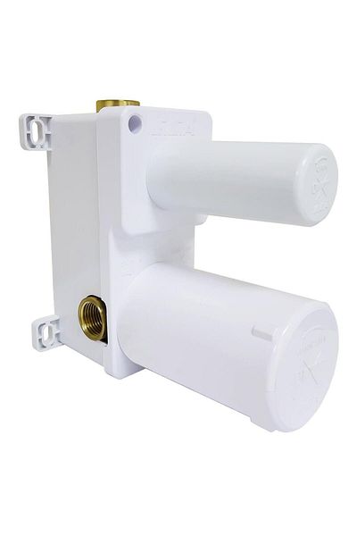 Eca Recessed Bathroom Faucet 2 Way Recessed - Matte White 102166201C4
