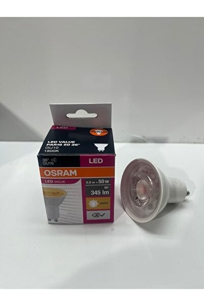 Osram GU10 Duylu 6,9 W Led Ampul 1800 Kelvin Amber Işık