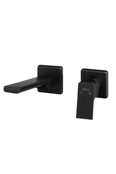 Eca Tiera Ankastre Lavabo Bataryası Mat Siyah Sıva Üstü 102167605C1-KK