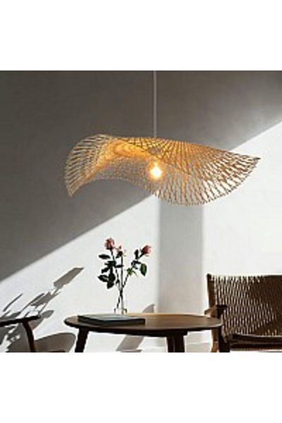 qwell Single Pendant Straw Light with E27 Base and Beautiful Design
